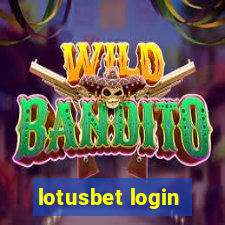 lotusbet login